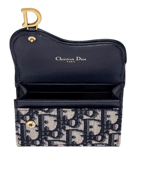 dior saddle flap card holder australia